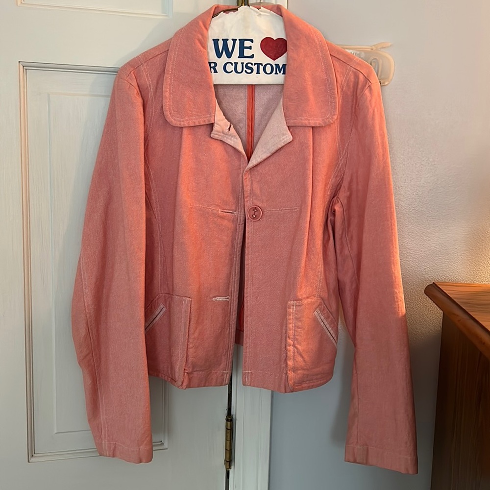 Salmon casual jacket
